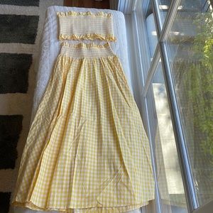 Zara gingham set - small